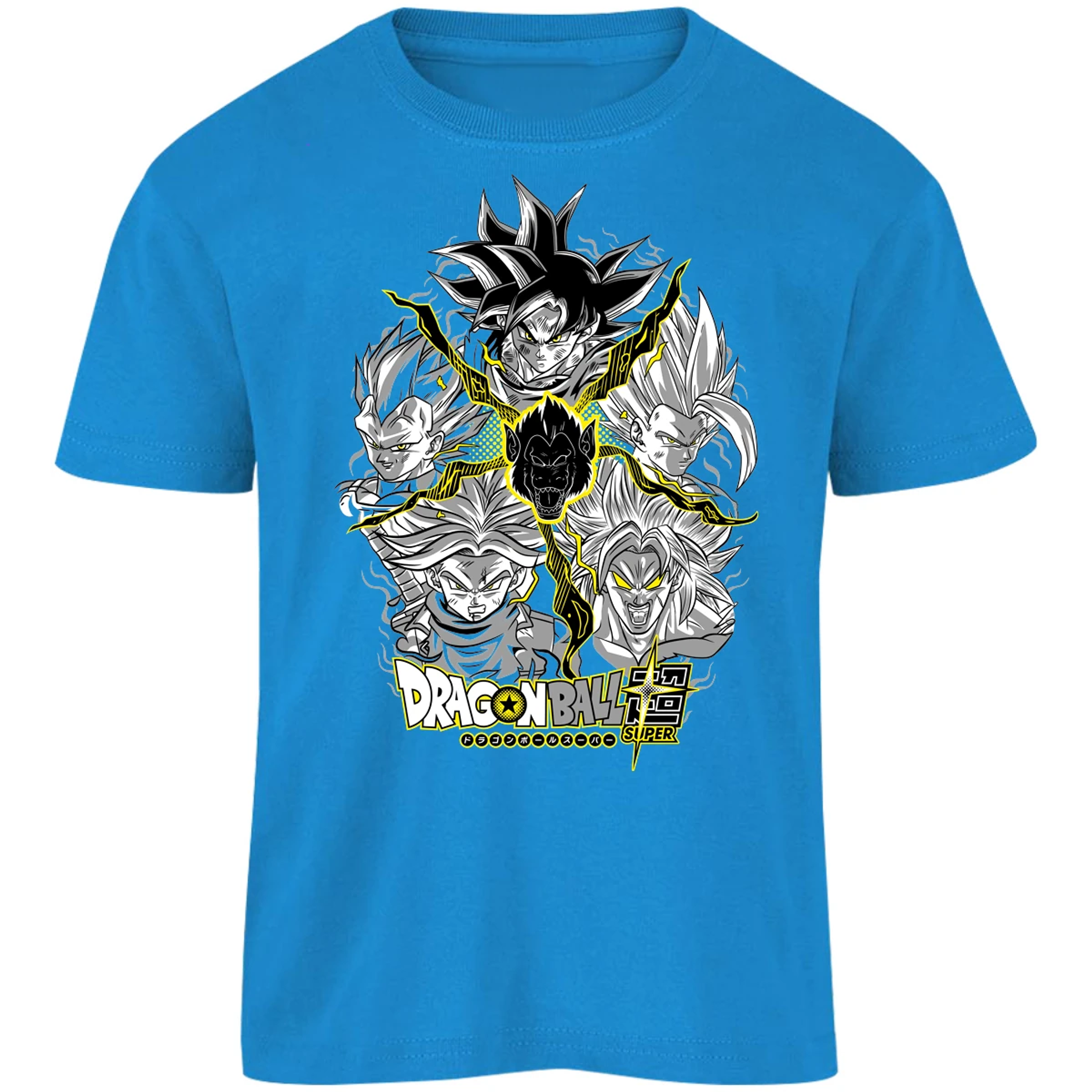 Playera Dragon Ball Saiyans para Niño 17
