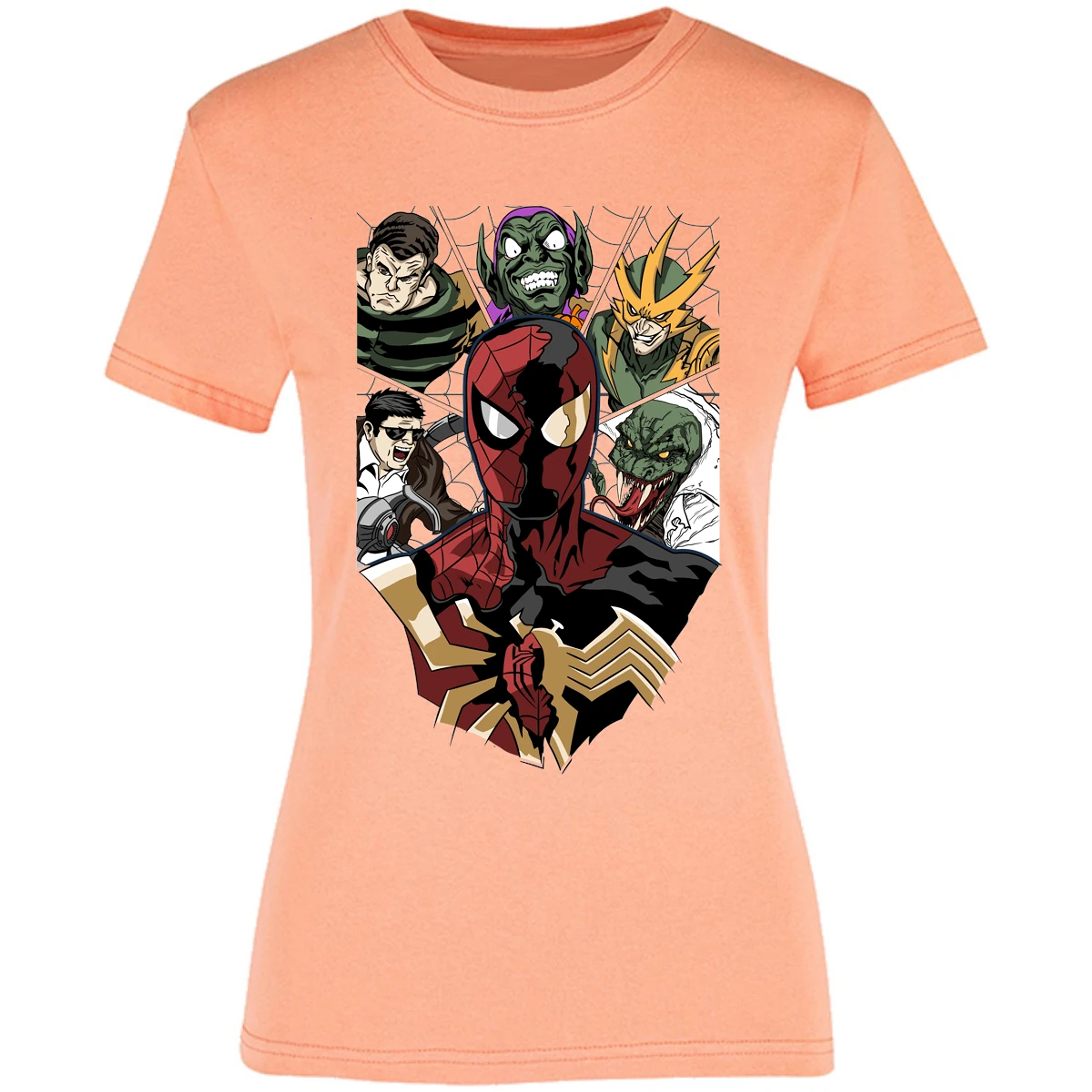 Blusa Es De Series Y Peliculas Spiderman Vs Villanos Blusa para Mujer 14