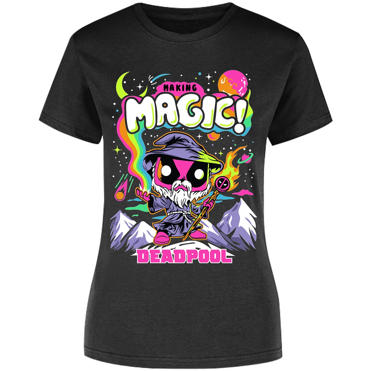 Blusa Es De Series Y Peliculas Deadpool Funko Magic Blusa para Mujer 11