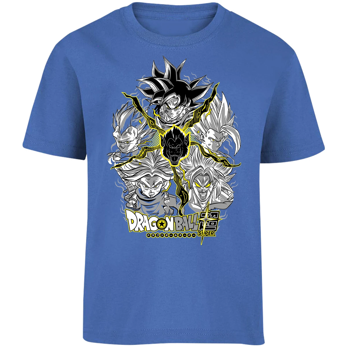 Playera Dragon Ball Saiyans para Niño 3