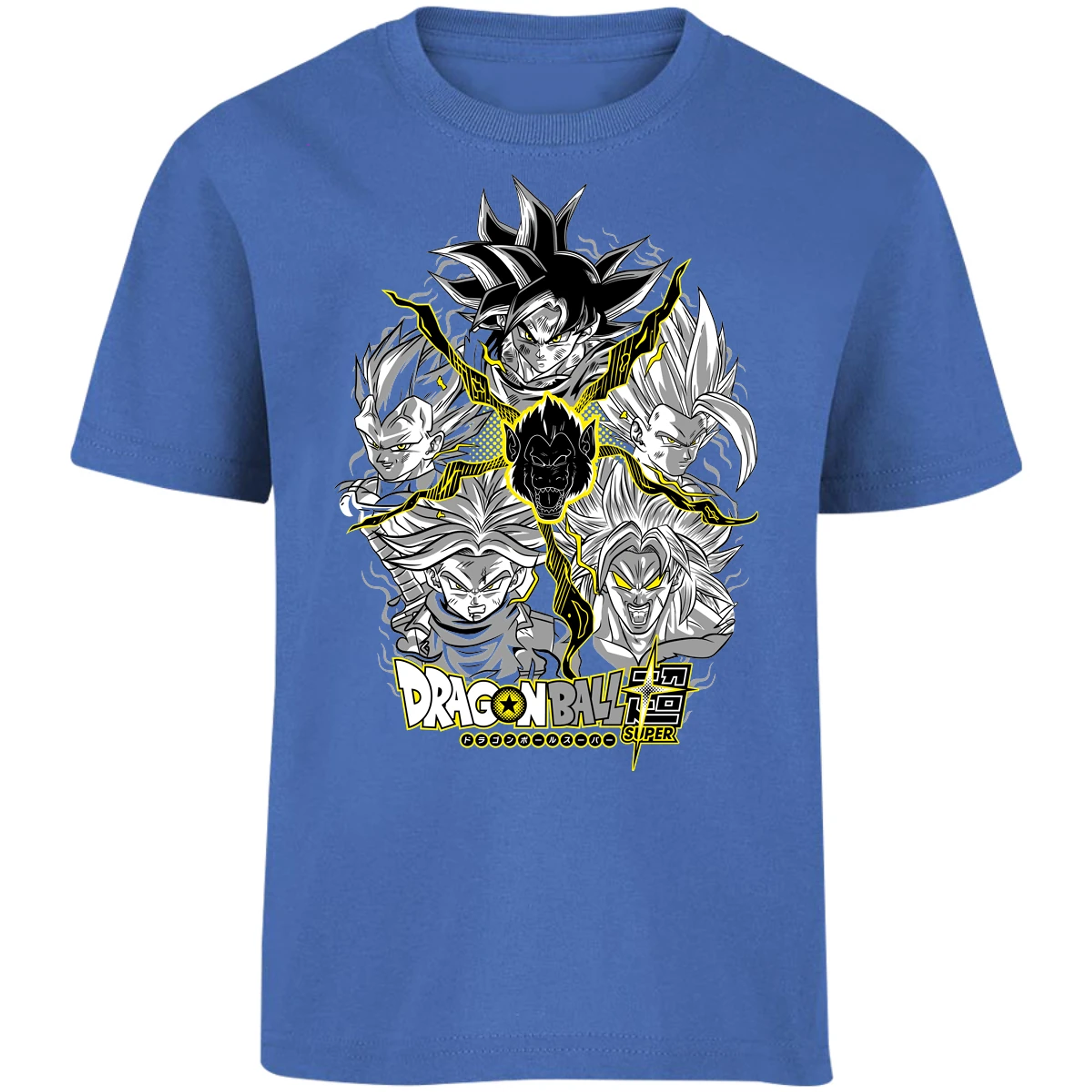 Playera Dragon Ball Saiyans para Niño 3