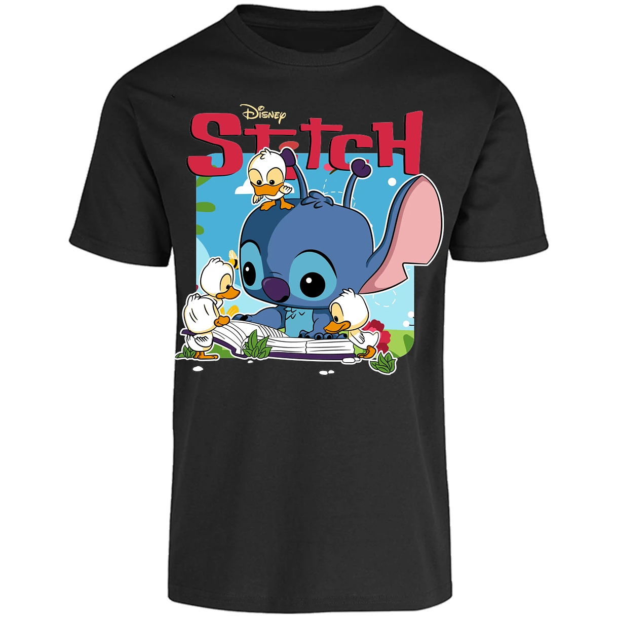 Playera Es De Series Y Peliculas Stitch Patitos Funko para Adulto 1