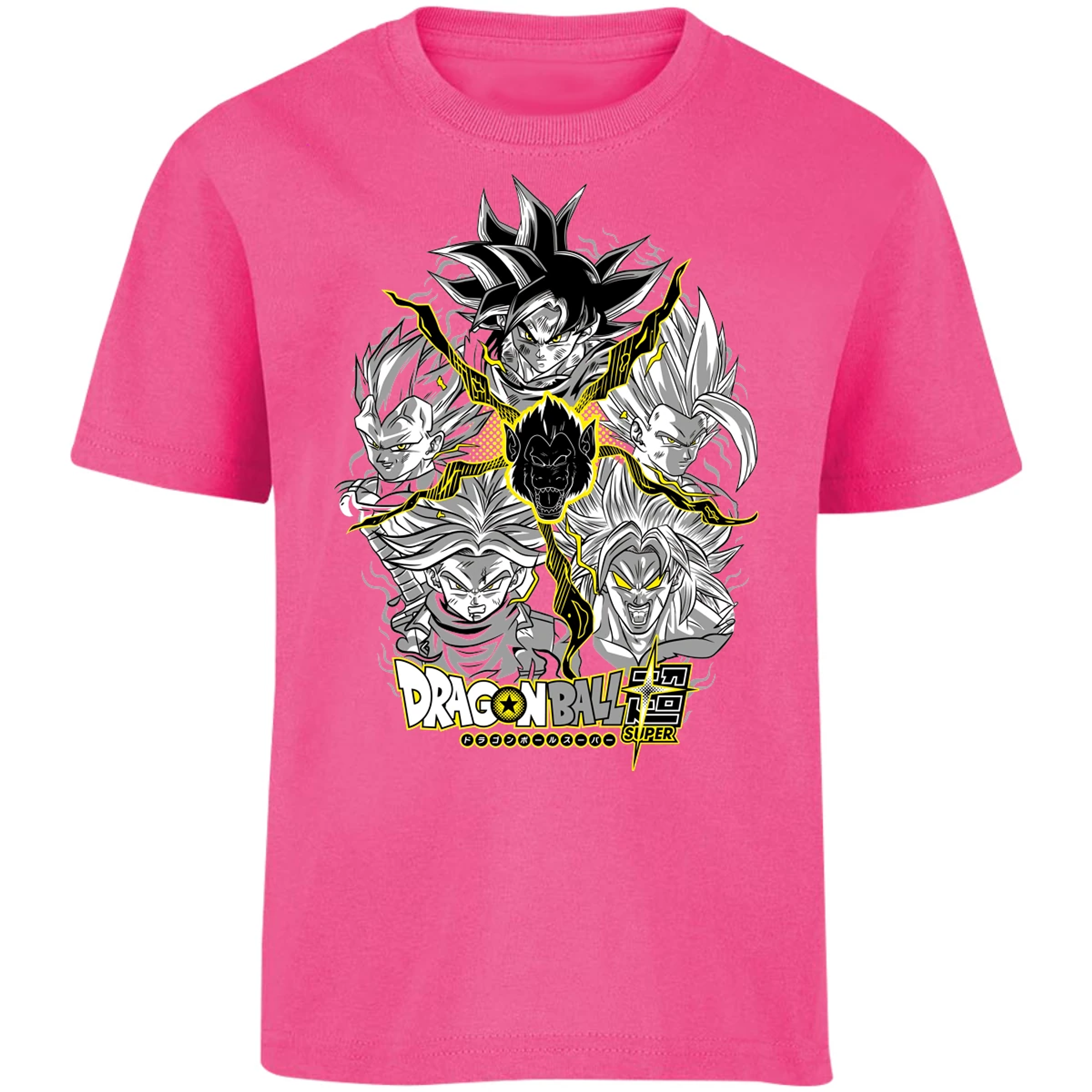 Playera Dragon Ball Saiyans para Niño 7