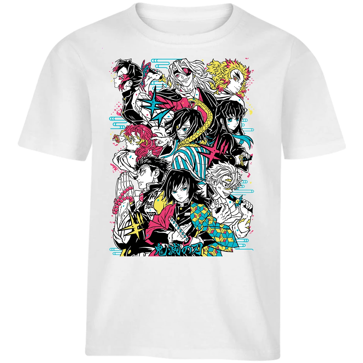 Playera Demon Slayer Hashiras Anime para Niño 14