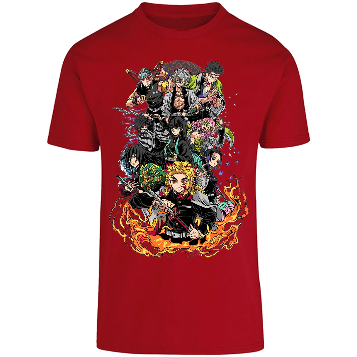 Playera Demon Slayer Pilares Kimetsu para Adulto 20