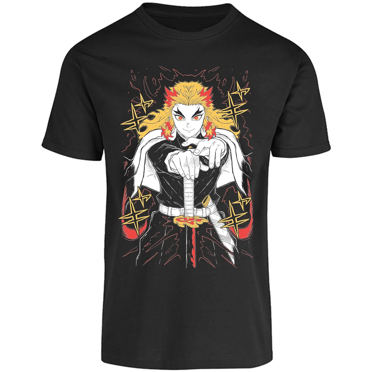 Playera Demon Slayer Rengoku para Adulto 30