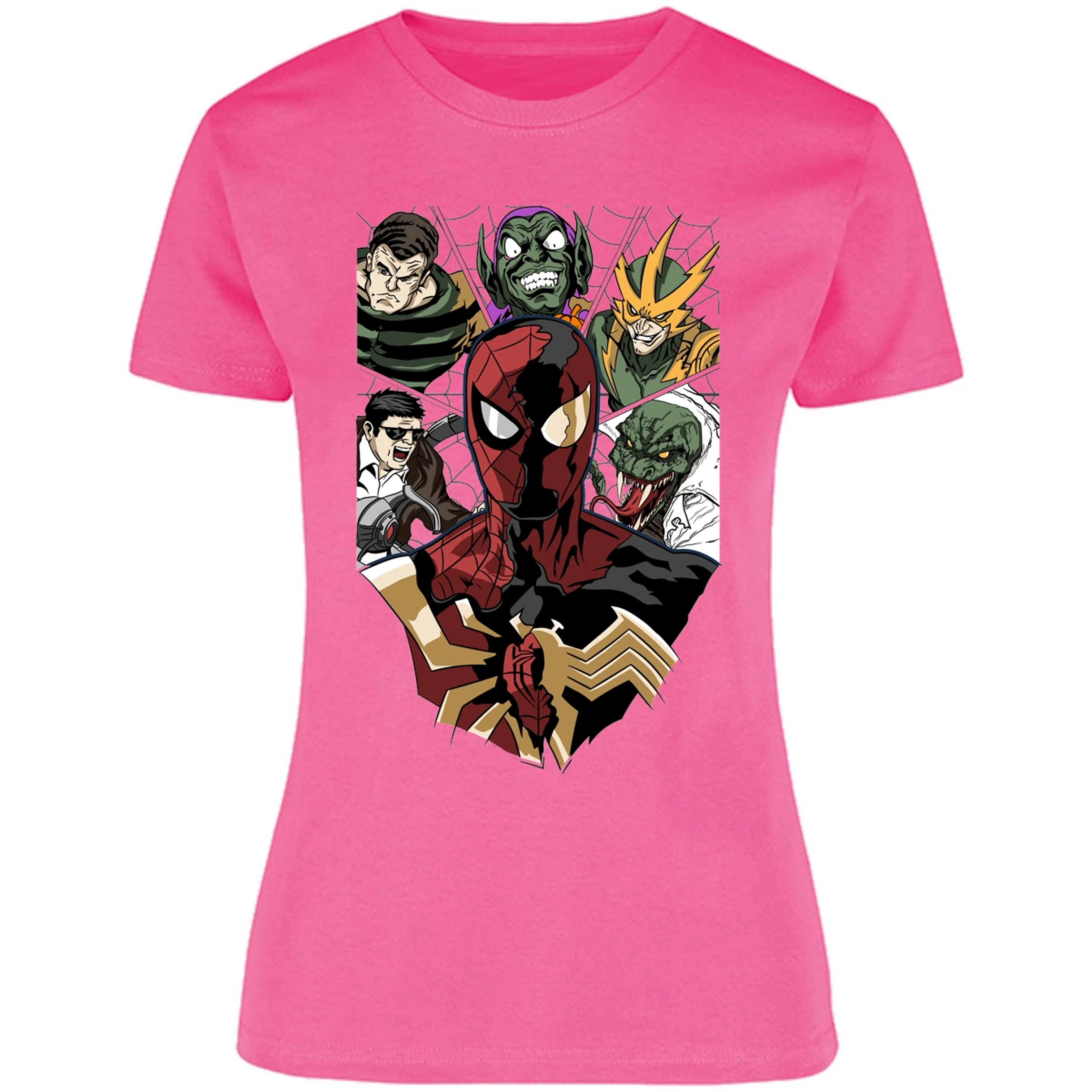 Blusa Es De Series Y Peliculas Spiderman Vs Villanos Blusa para Mujer 8