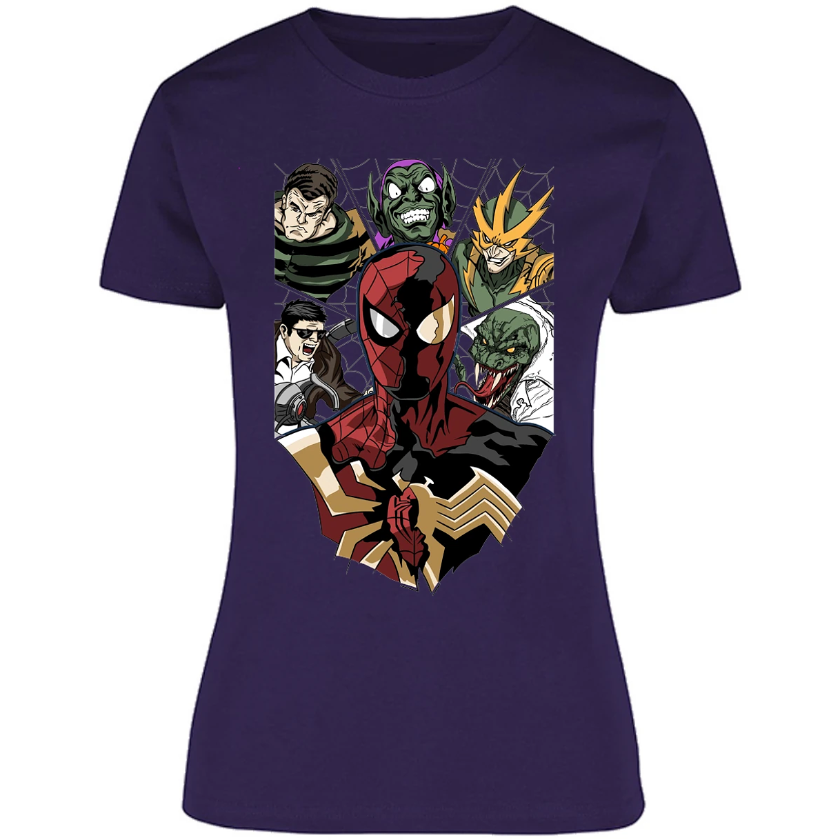 Blusa Es De Series Y Peliculas Spiderman Vs Villanos Blusa para Mujer 7
