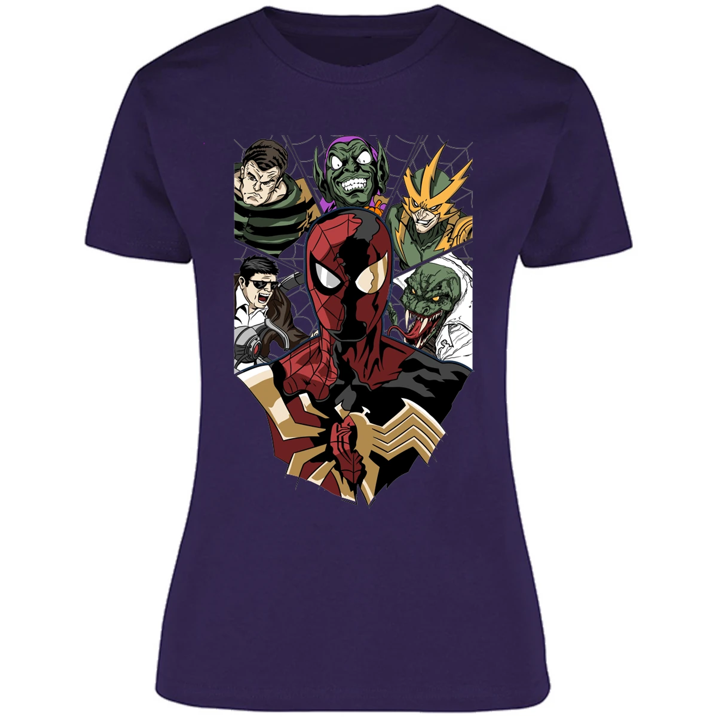 Blusa Es De Series Y Peliculas Spiderman Vs Villanos Blusa para Mujer 7