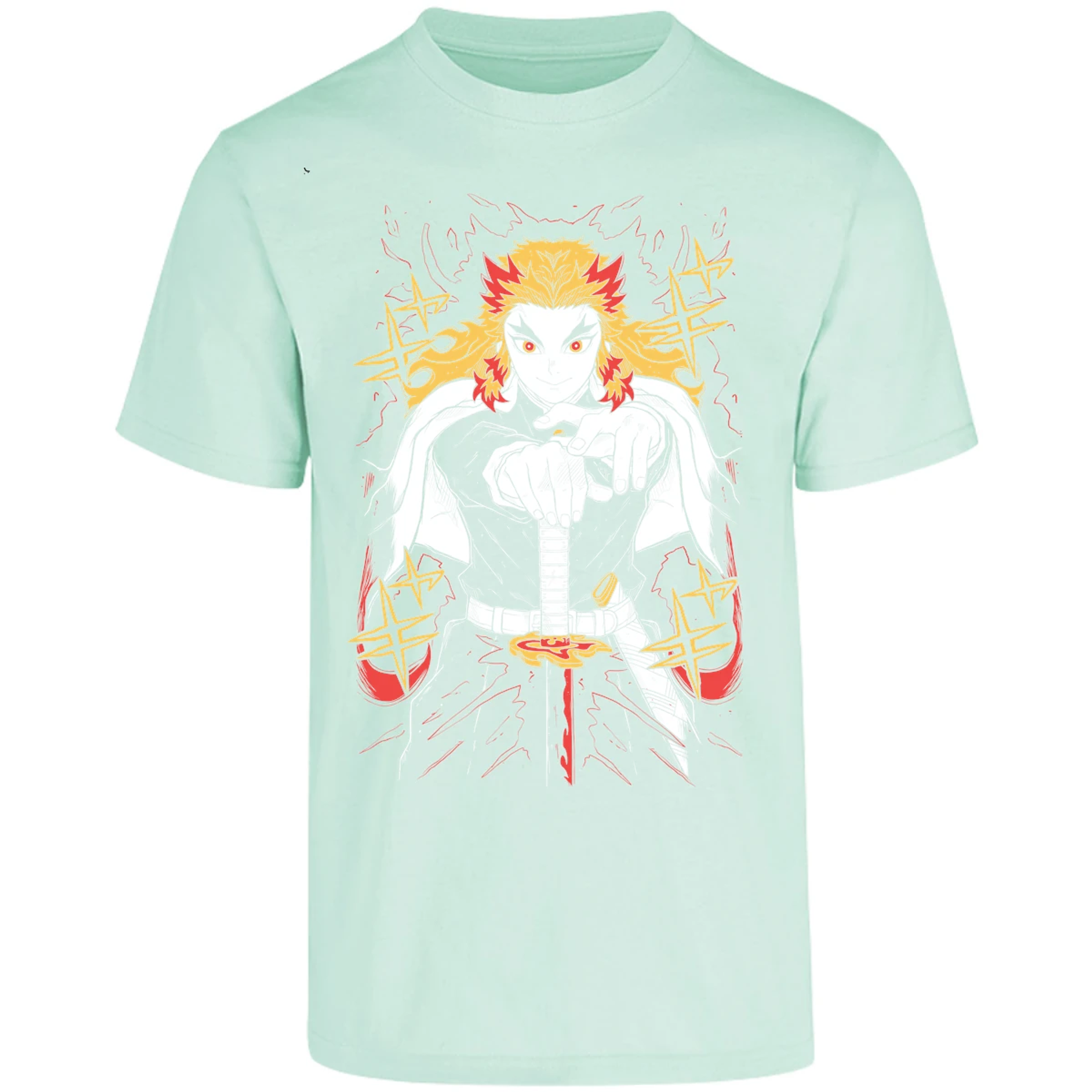 Playera Demon Slayer Rengoku para Adulto 9