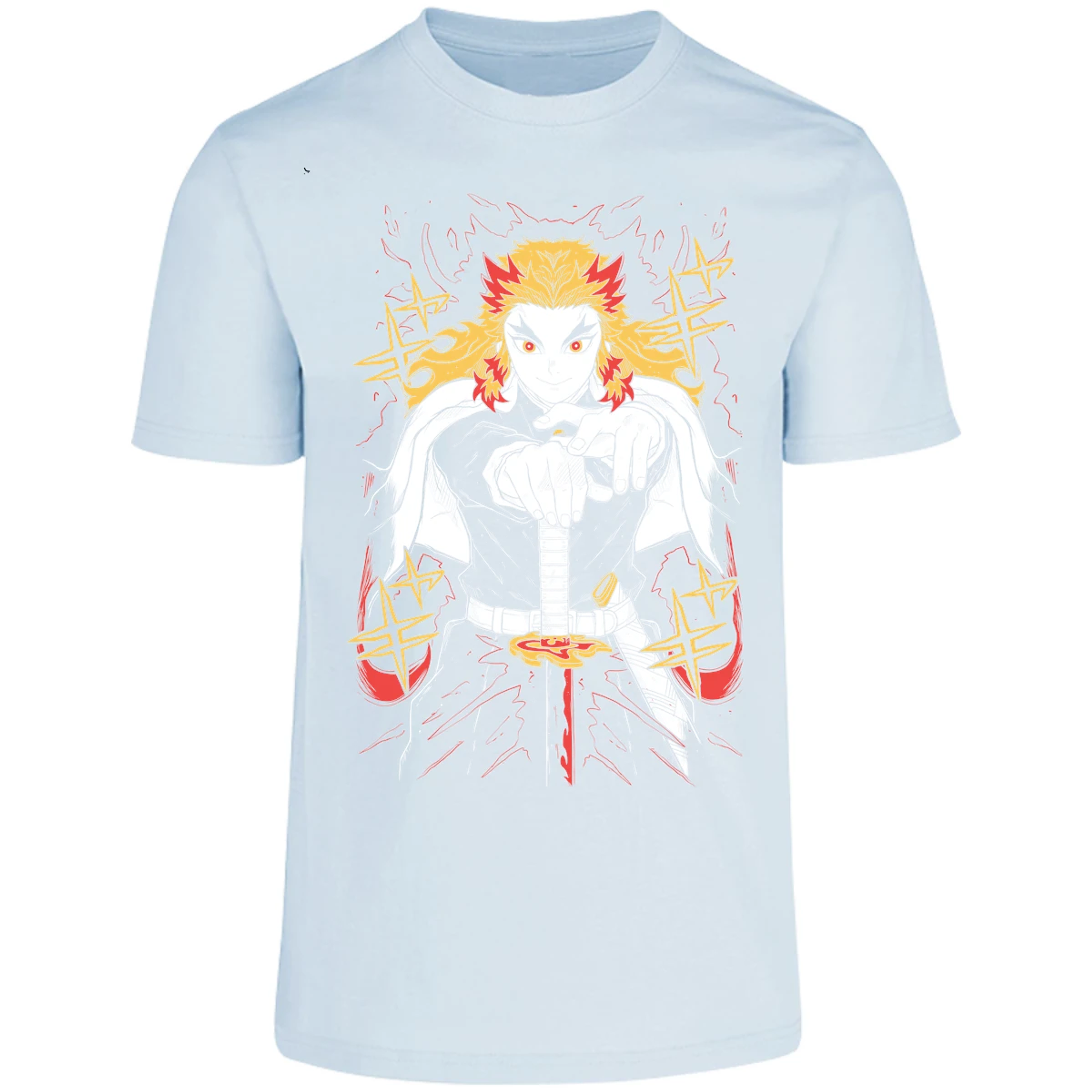 Playera Demon Slayer Rengoku para Adulto 5