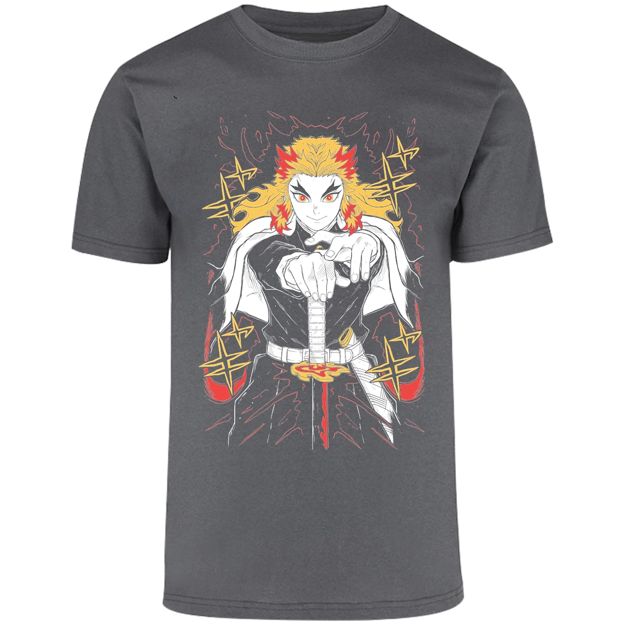 Playera Demon Slayer Rengoku para Adulto 19