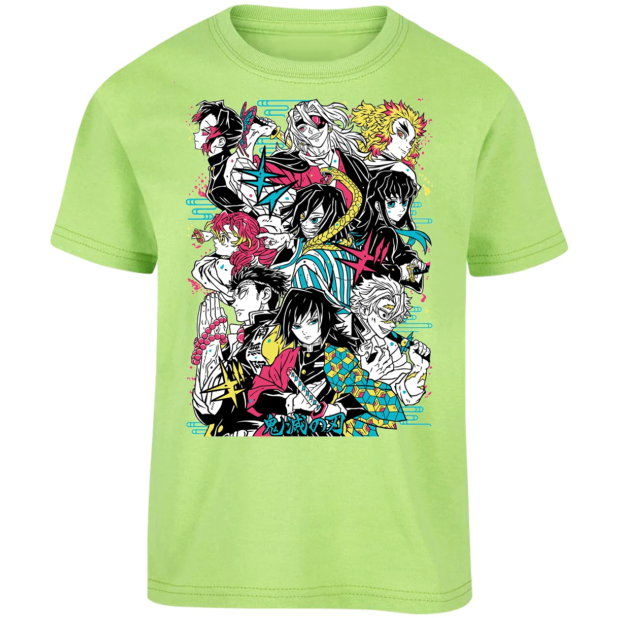 Playera Demon Slayer Hashiras Anime para Niño 4