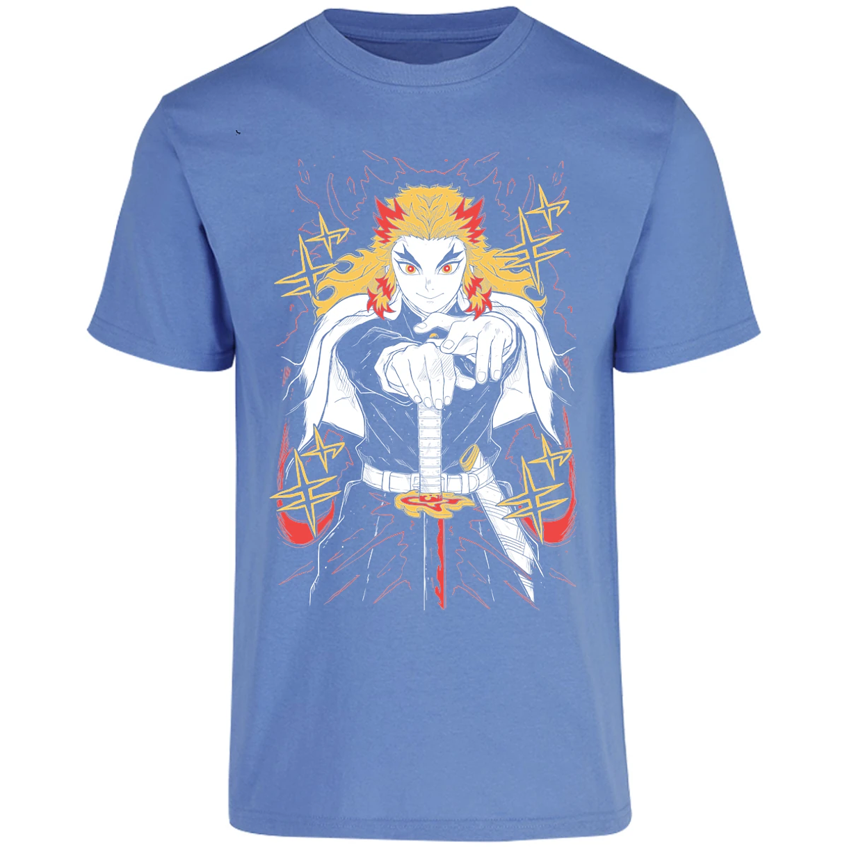 Playera Demon Slayer Rengoku para Adulto 17