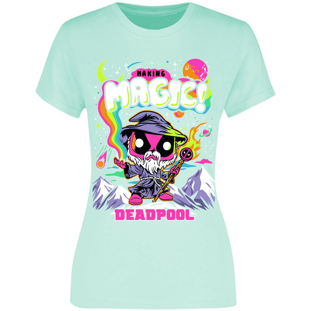 Blusa Es De Series Y Peliculas Deadpool Funko Magic Blusa para Mujer 4