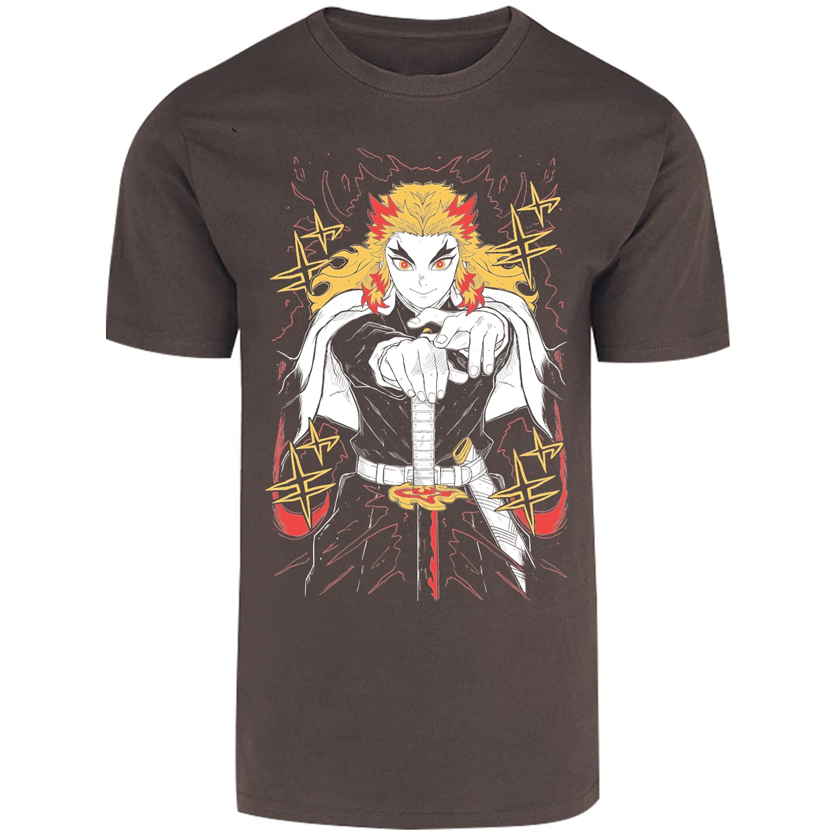 Playera Demon Slayer Rengoku para Adulto 16