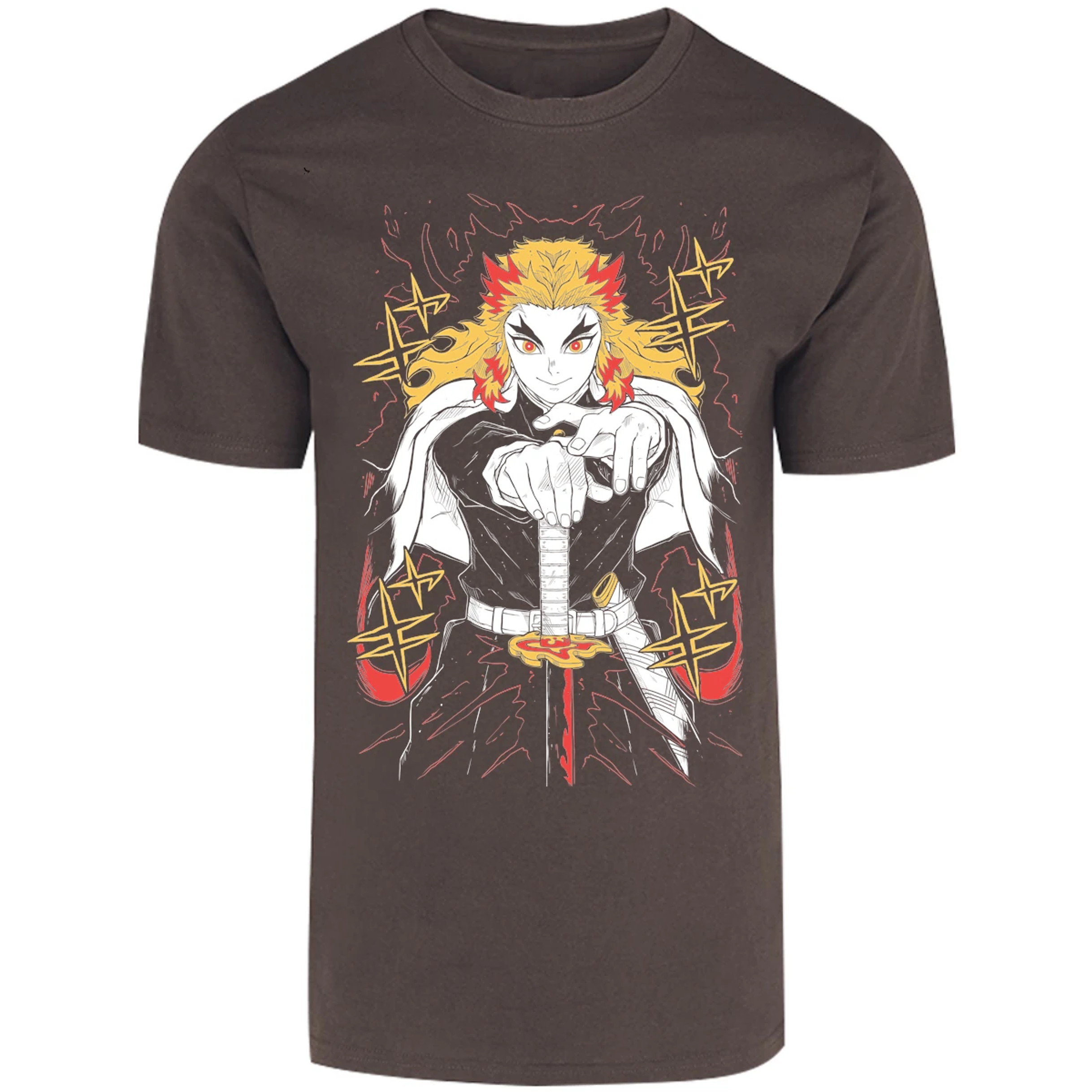 Playera Demon Slayer Rengoku para Adulto 16
