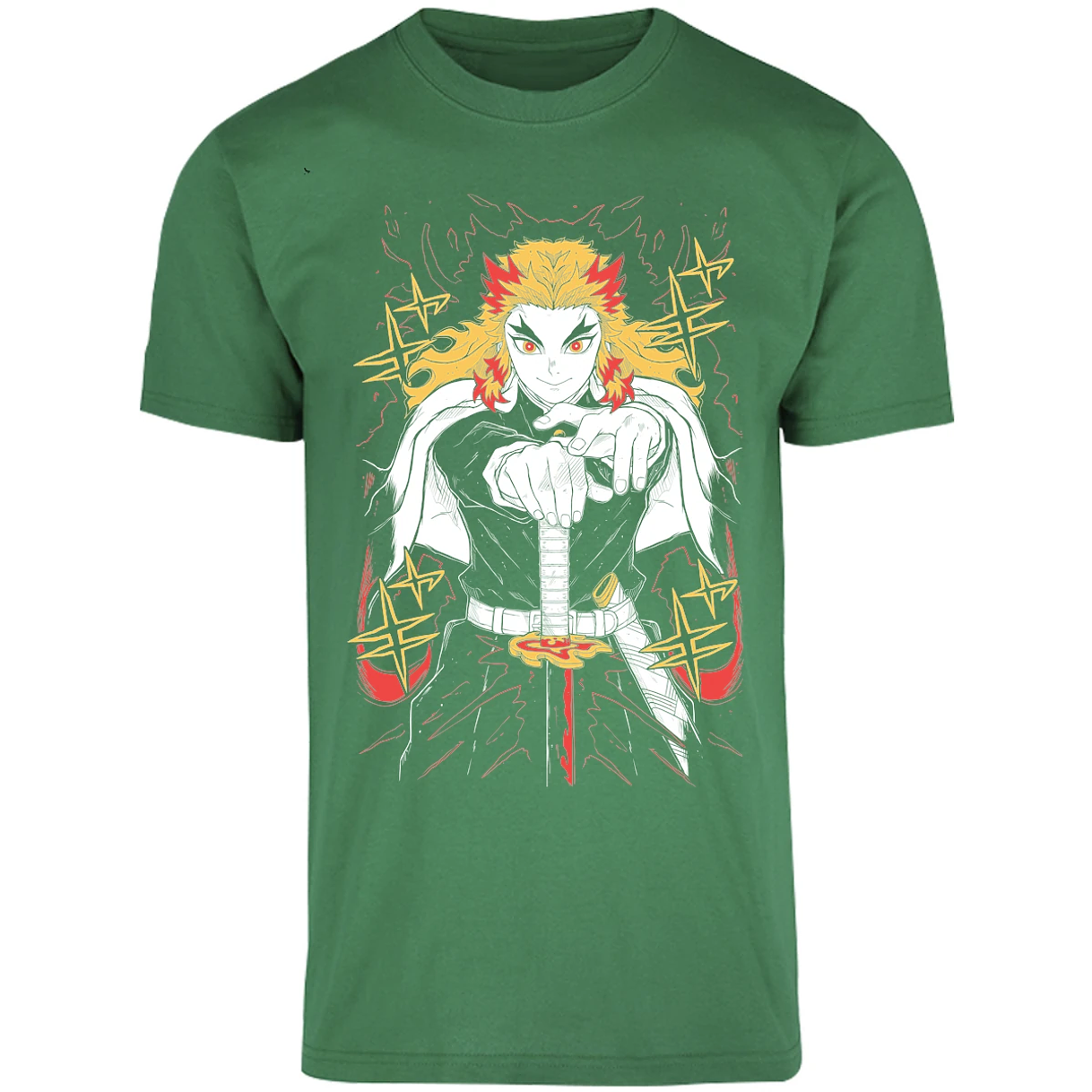 Playera Demon Slayer Rengoku para Adulto 24