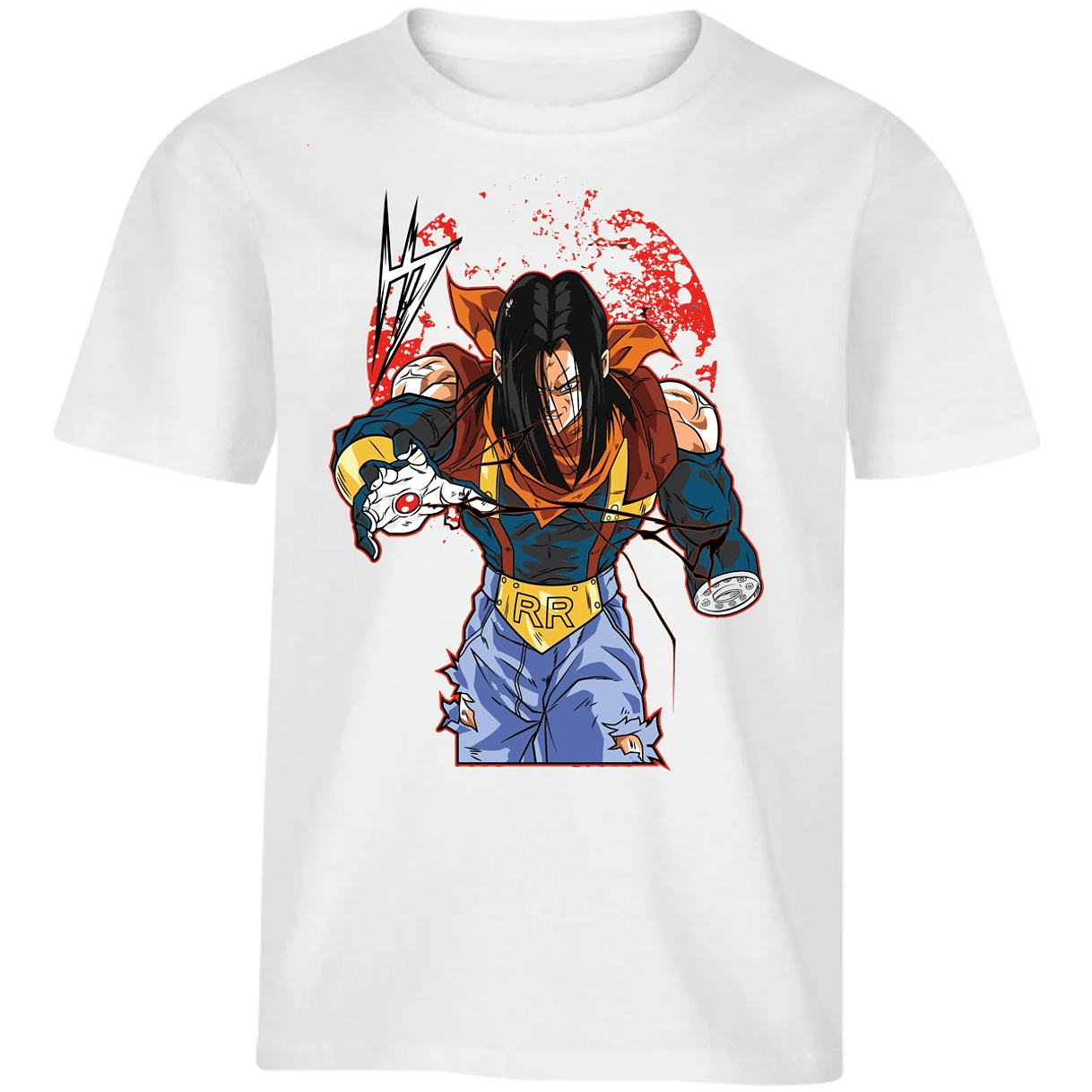 Playera Dragon Ball Super Androide 17 para Niño 10