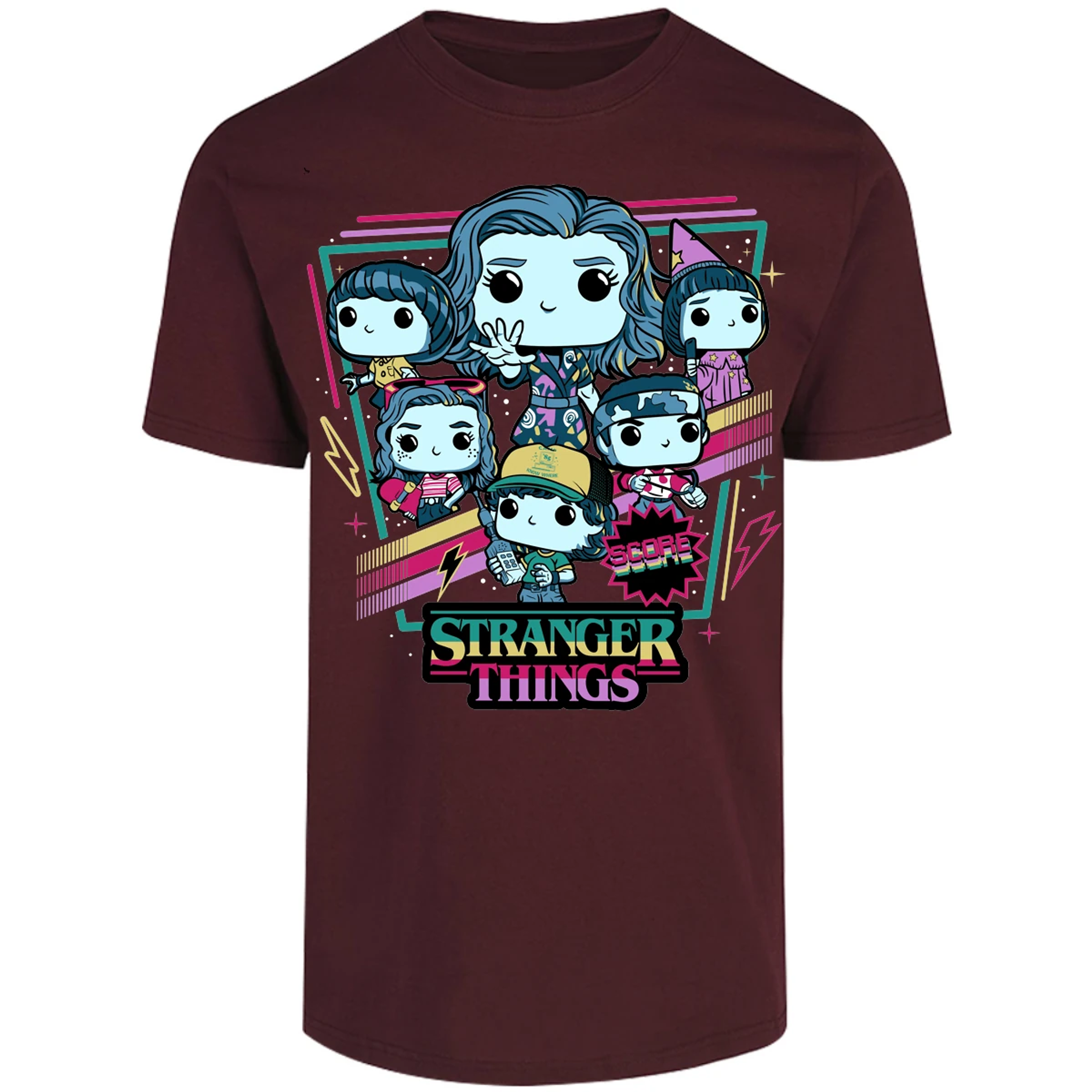 Playera Es De Series Y Peliculas Diseo Funko Stranger Things para Adulto 1