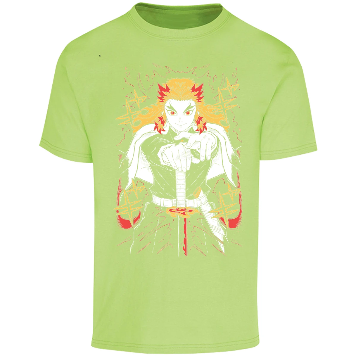 Playera Demon Slayer Rengoku para Adulto 12