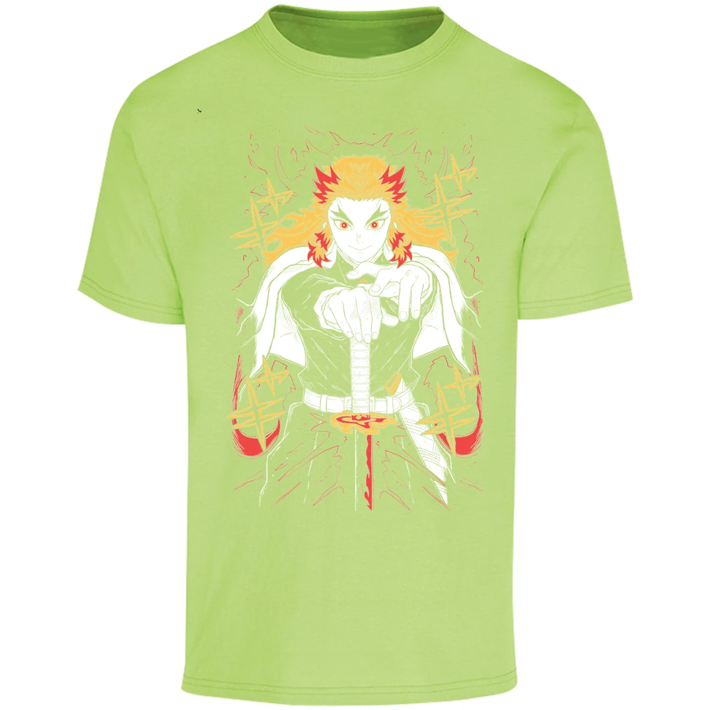 Playera Demon Slayer Rengoku para Adulto 12