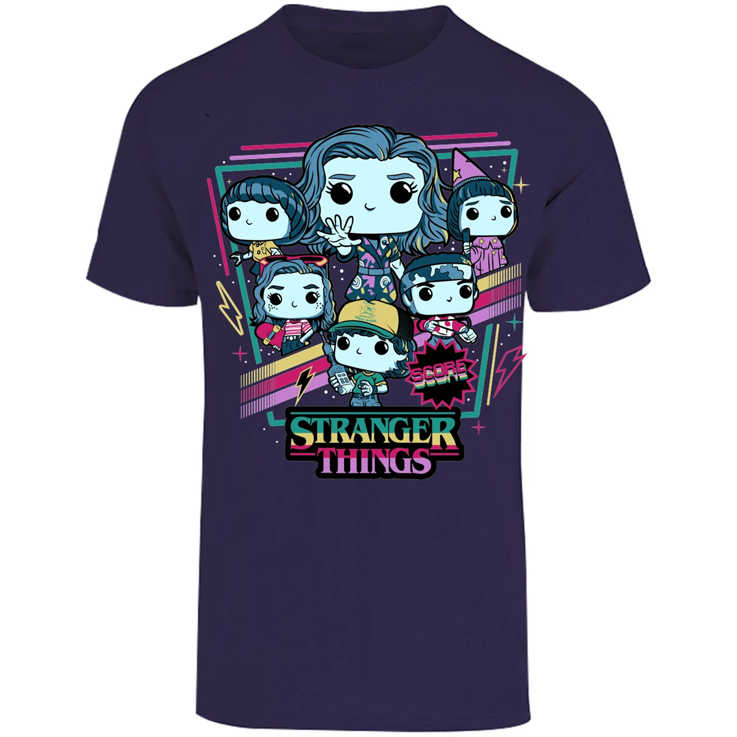 Playera Es De Series Y Peliculas Diseo Funko Stranger Things para Adulto 23