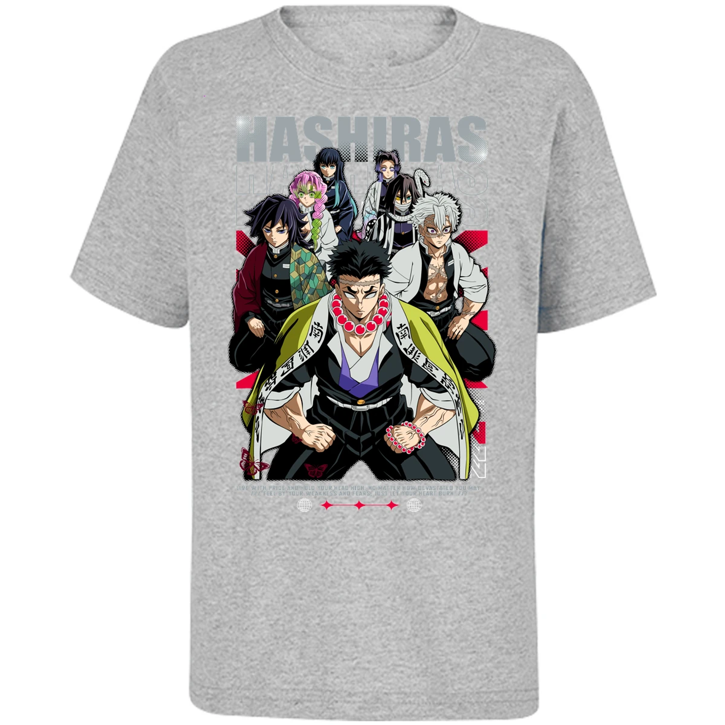 Playera Demon Slayer Hashiras Kimetsu para Niño 10