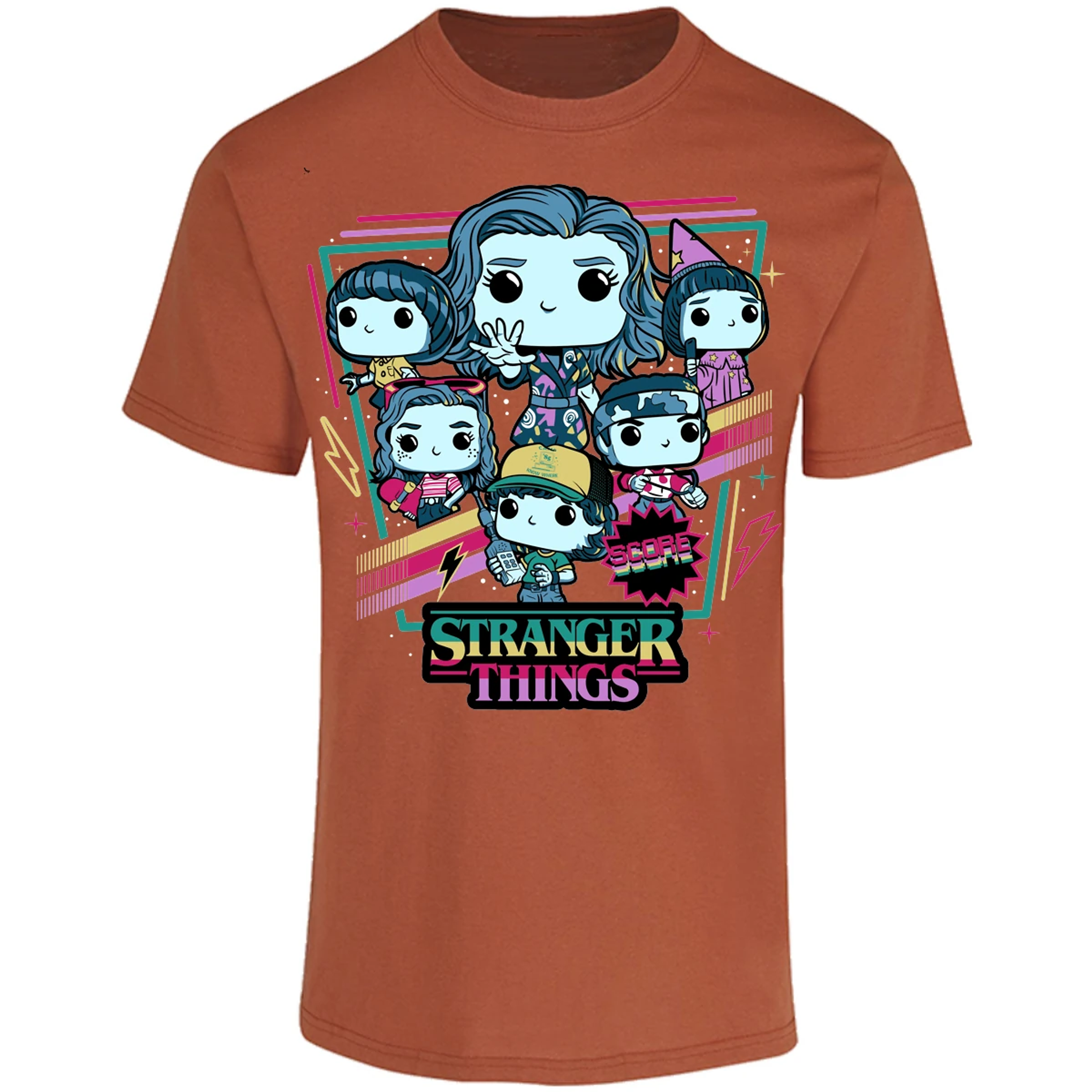 Playera Es De Series Y Peliculas Diseo Funko Stranger Things para Adulto 8