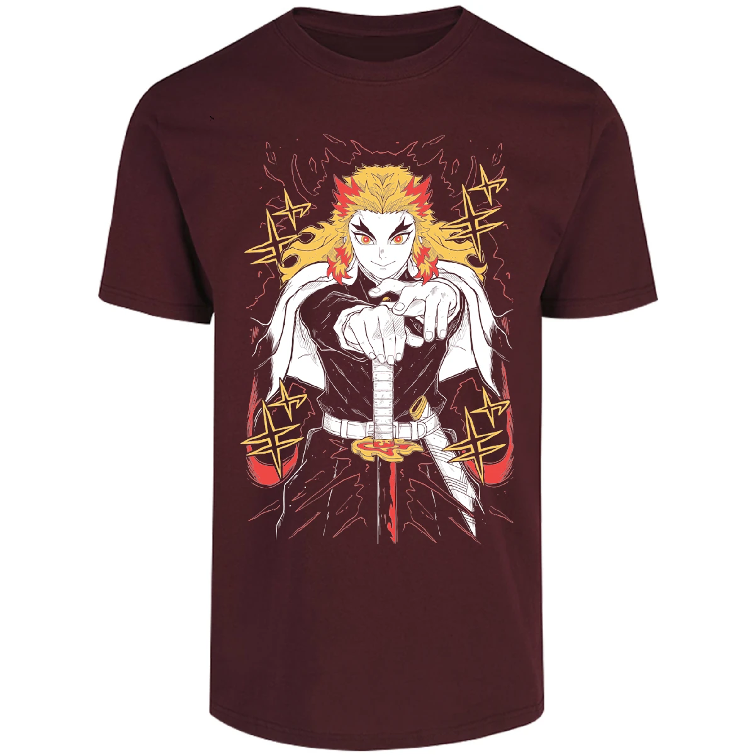 Playera Demon Slayer Rengoku para Adulto 15