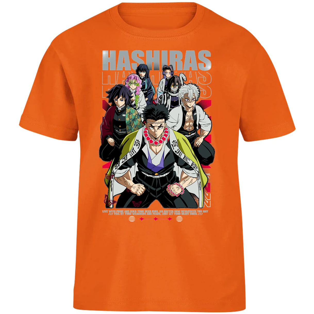 Playera Demon Slayer Hashiras Kimetsu para Niño 3