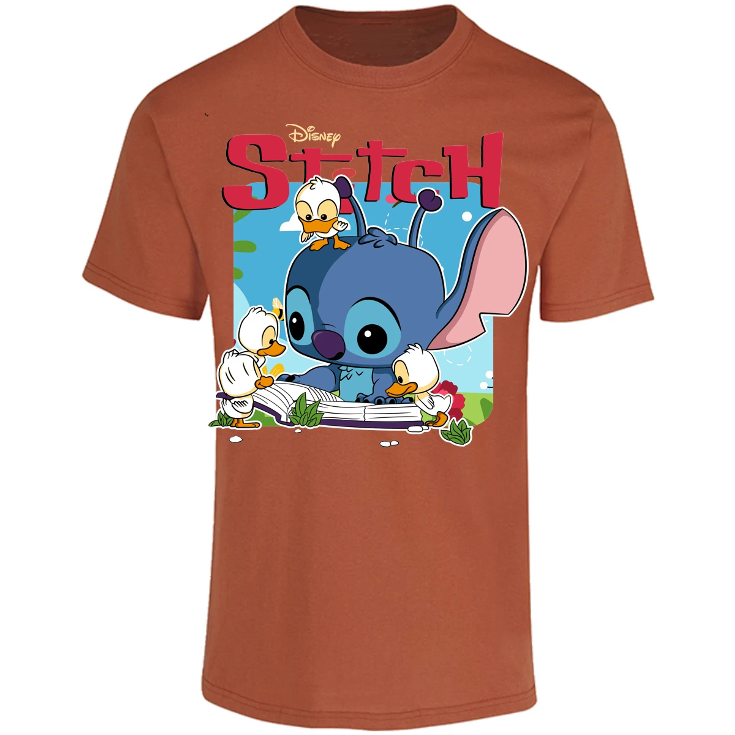Playera Es De Series Y Peliculas Stitch Patitos Funko para Adulto 5