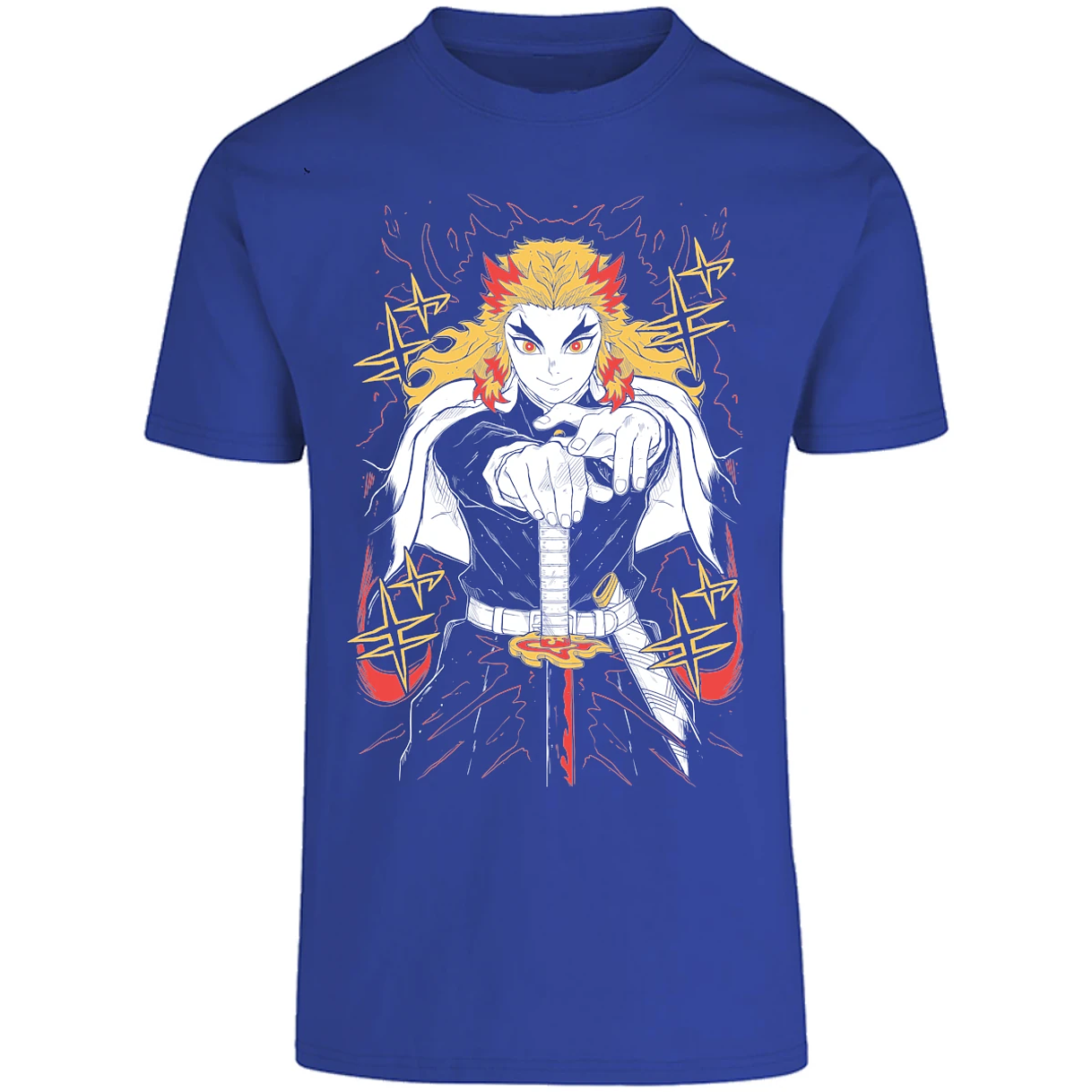 Playera Demon Slayer Rengoku para Adulto 6