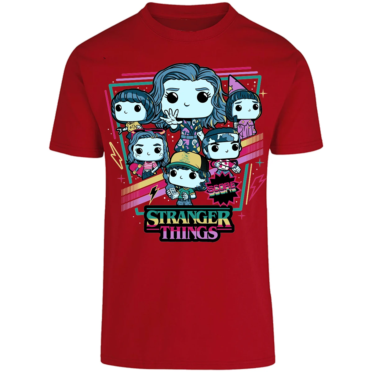 Playera Es De Series Y Peliculas Diseo Funko Stranger Things para Adulto 30