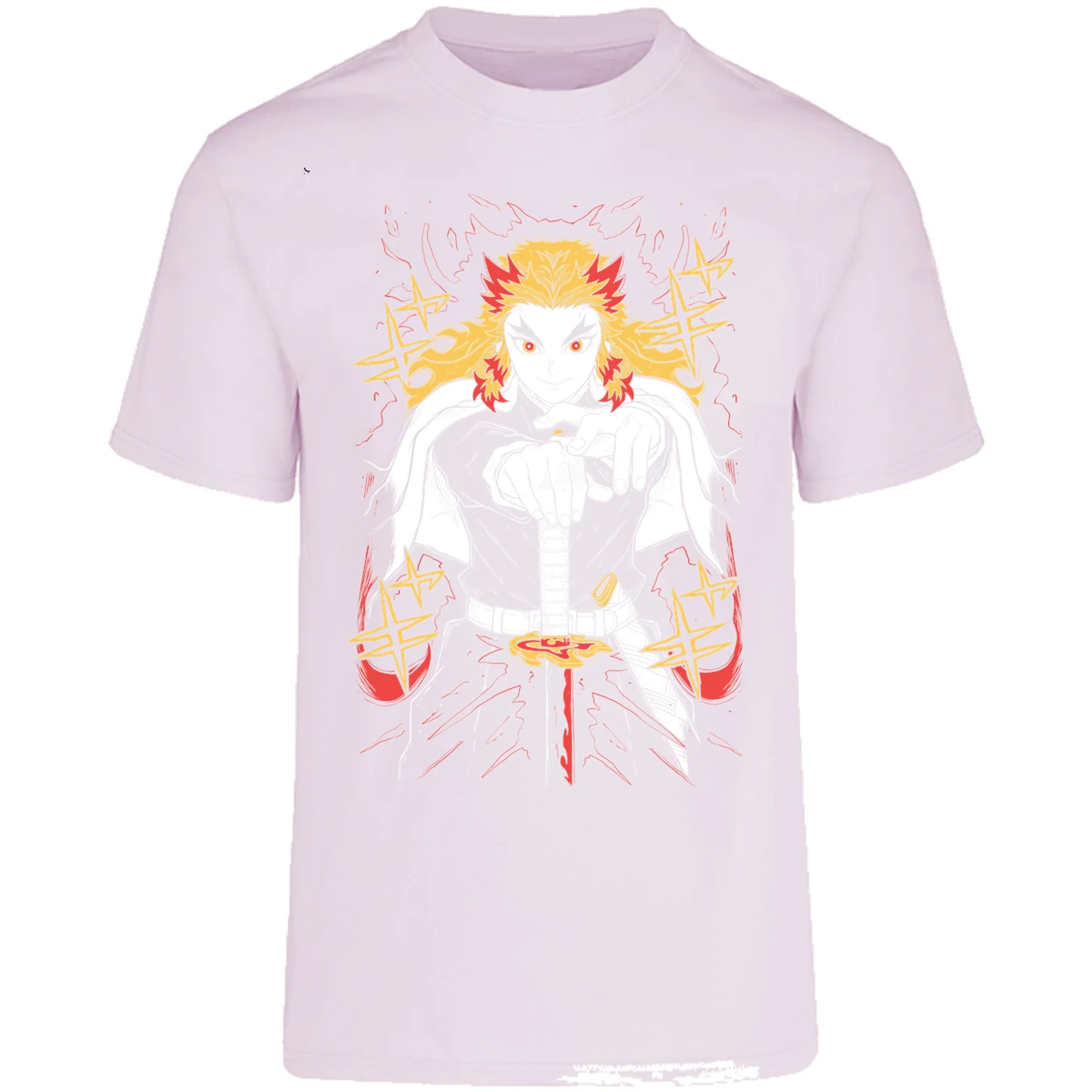 Playera Demon Slayer Rengoku para Adulto 11