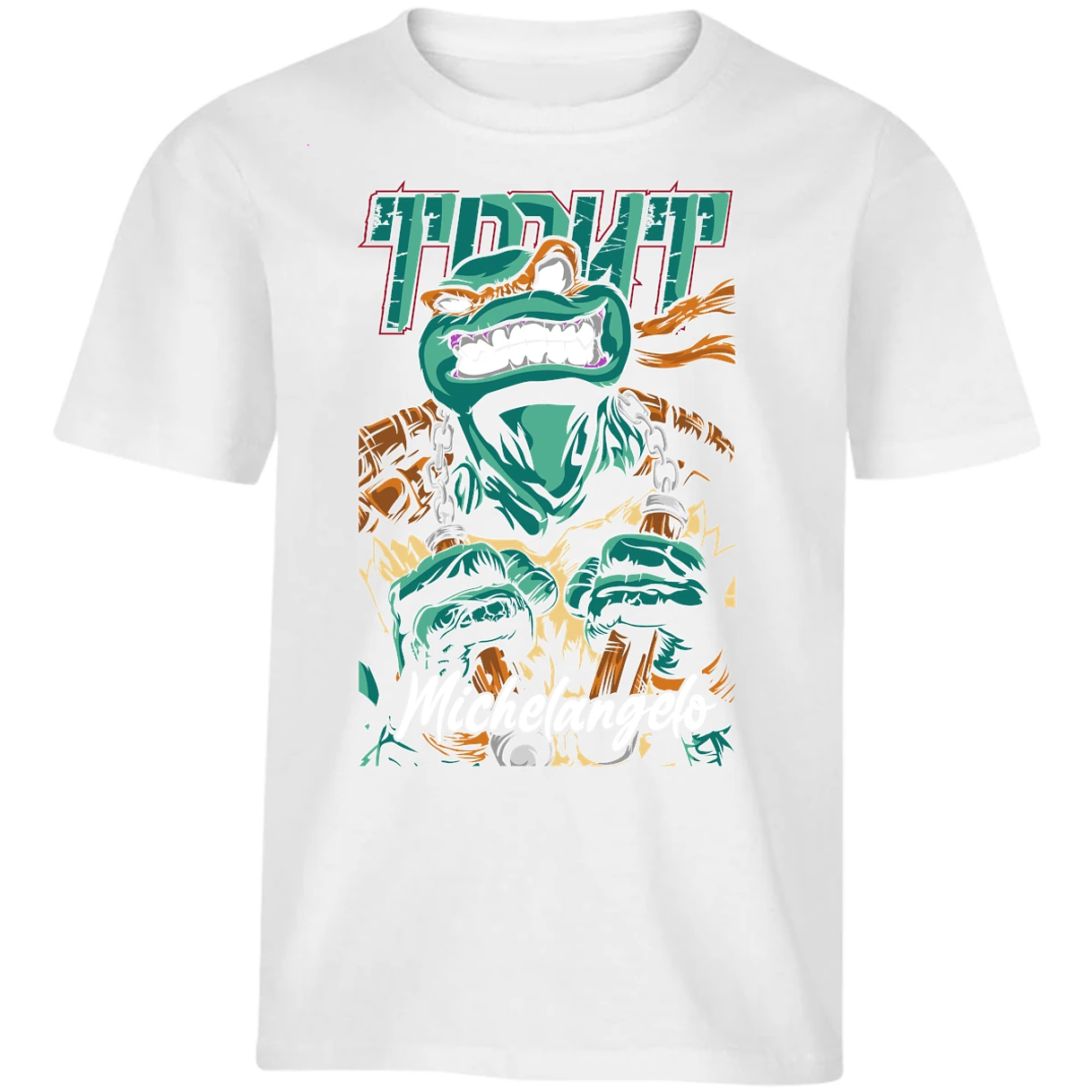 Playera Es De Series Y Peliculas Mickey Tmnt para Niño 5