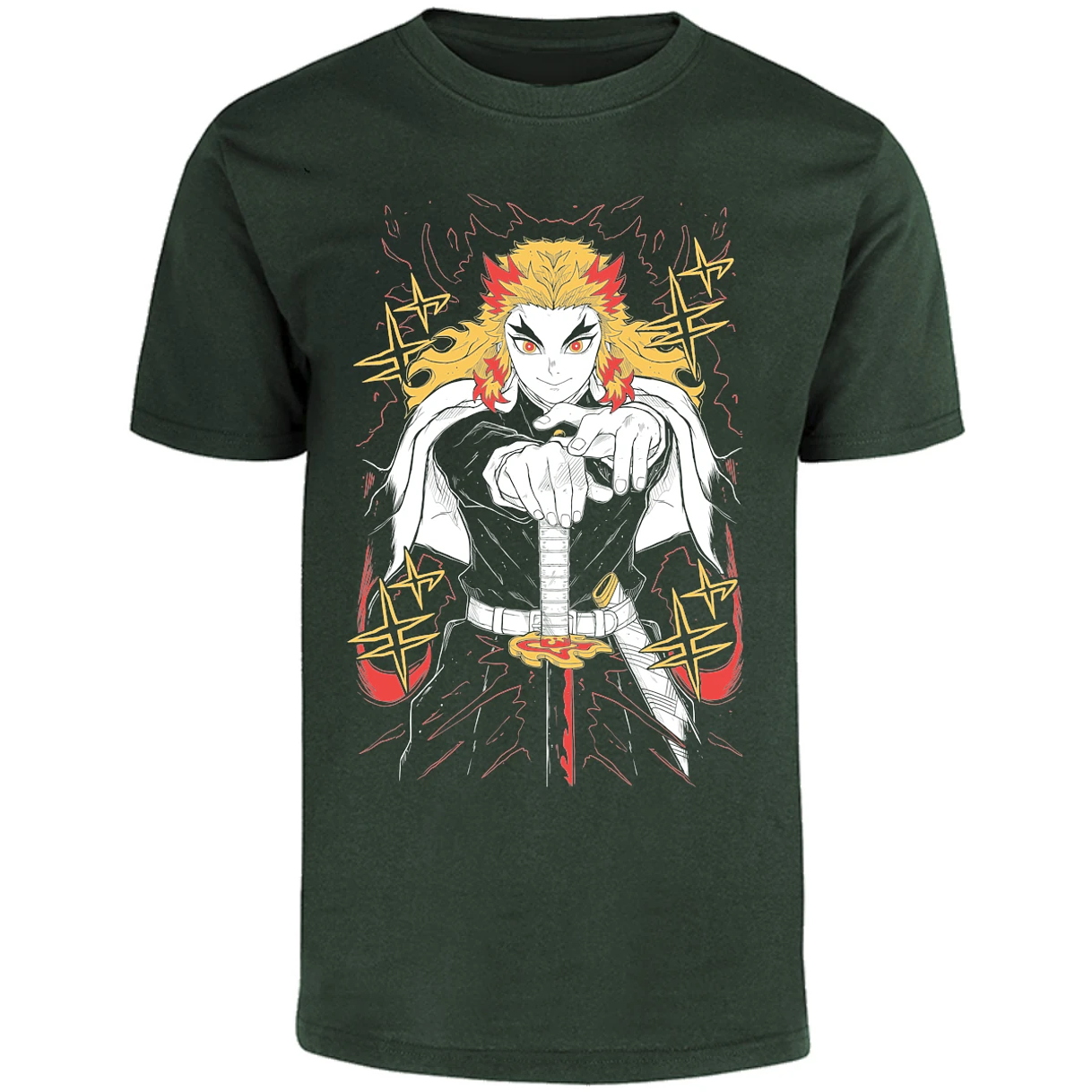 Playera Demon Slayer Rengoku para Adulto 22