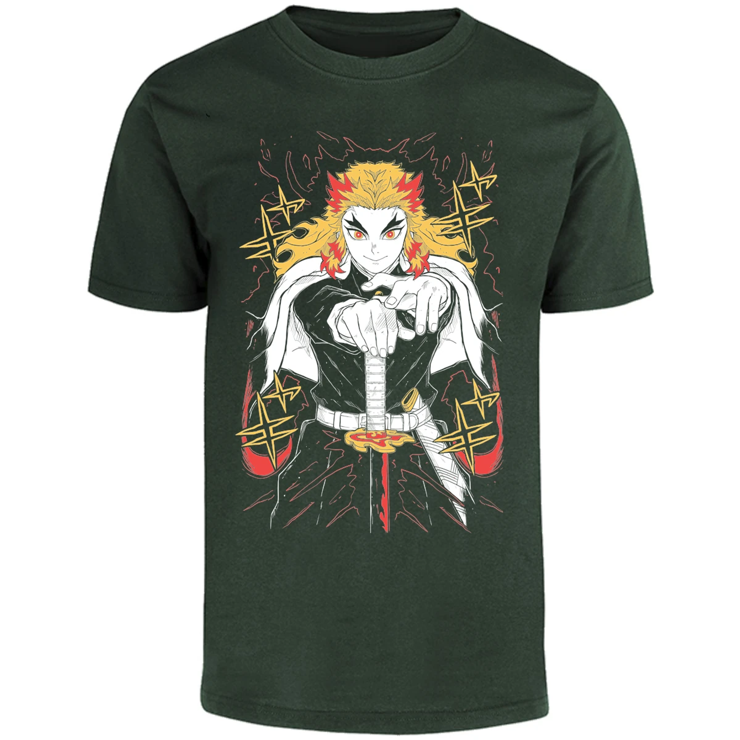 Playera Demon Slayer Rengoku para Adulto 22