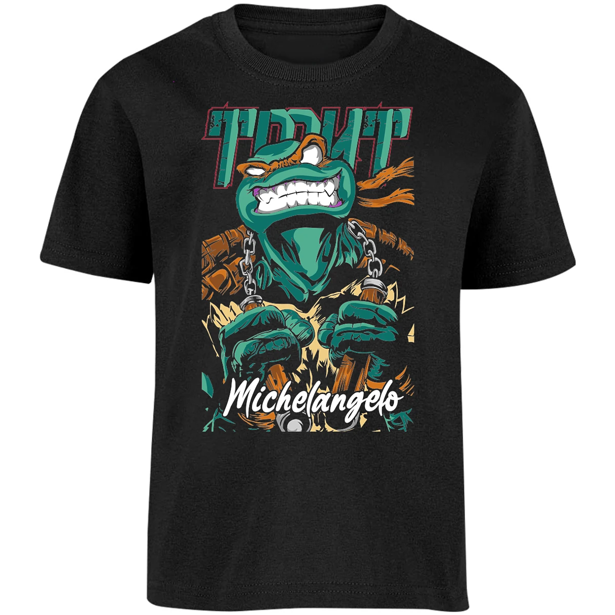 Playera Es De Series Y Peliculas Mickey Tmnt para Niño 6