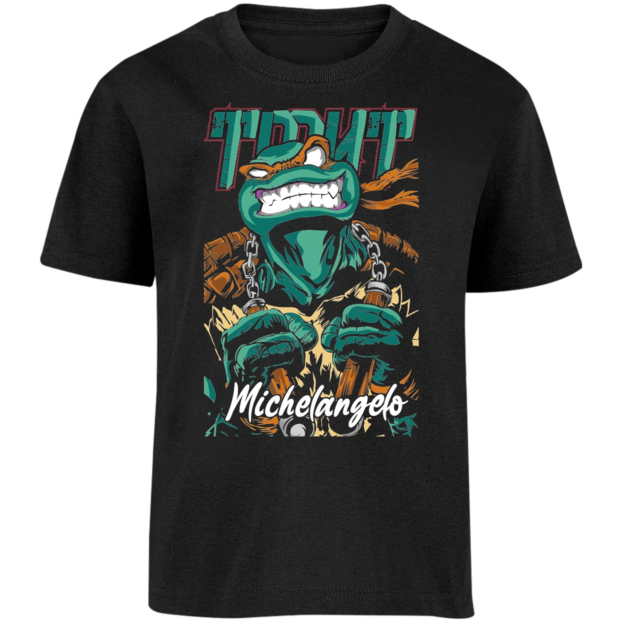 Playera Es De Series Y Peliculas Mickey Tmnt para Niño 6