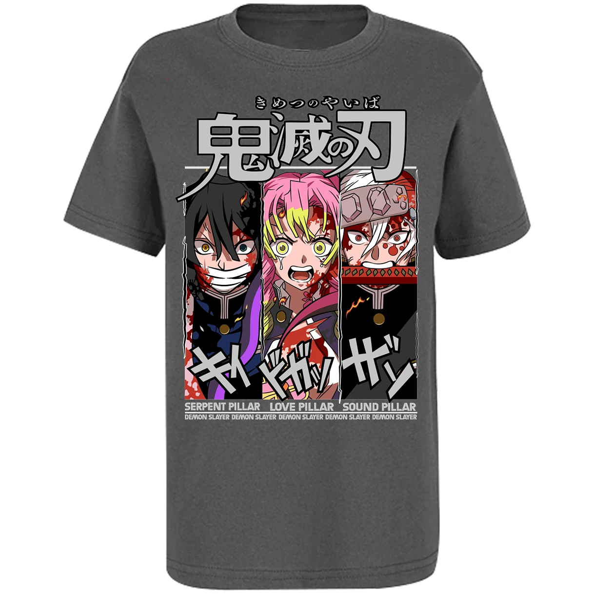 Playera Demon Slayer Iguro Mitsuri Uzui para Niño 4