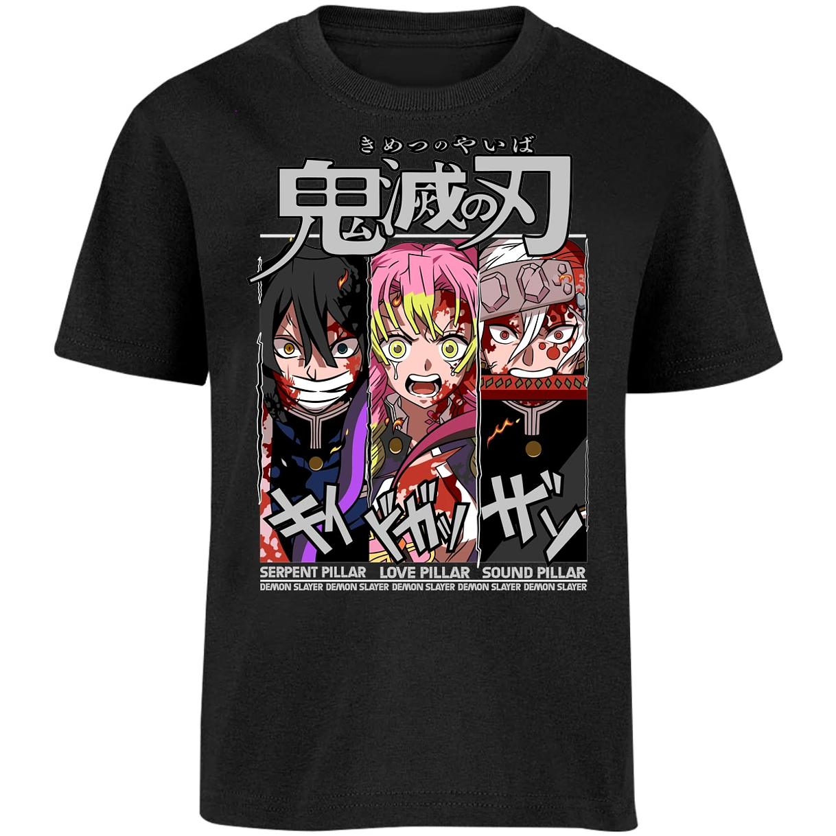 Playera Demon Slayer Iguro Mitsuri Uzui para Niño 8