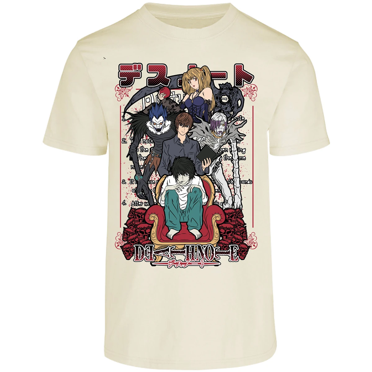 Playera Dragon Ball Death Note Anime para Adulto 23