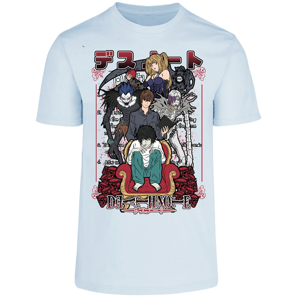 Playera Dragon Ball Death Note Anime para Adulto 28