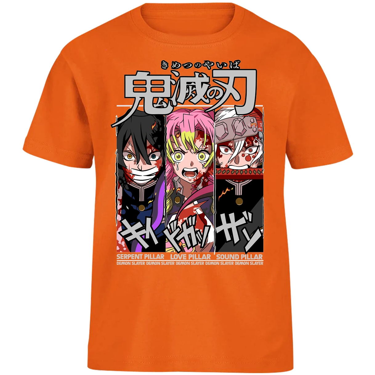 Playera Demon Slayer Iguro Mitsuri Uzui para Niño 1