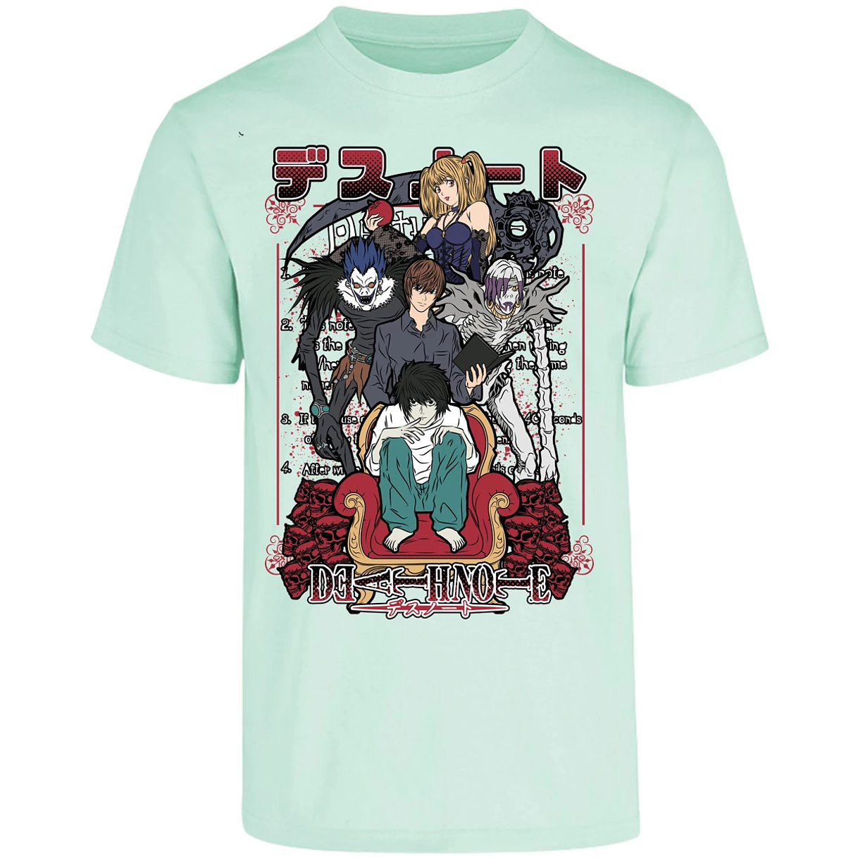 Playera Dragon Ball Death Note Anime para Adulto 2