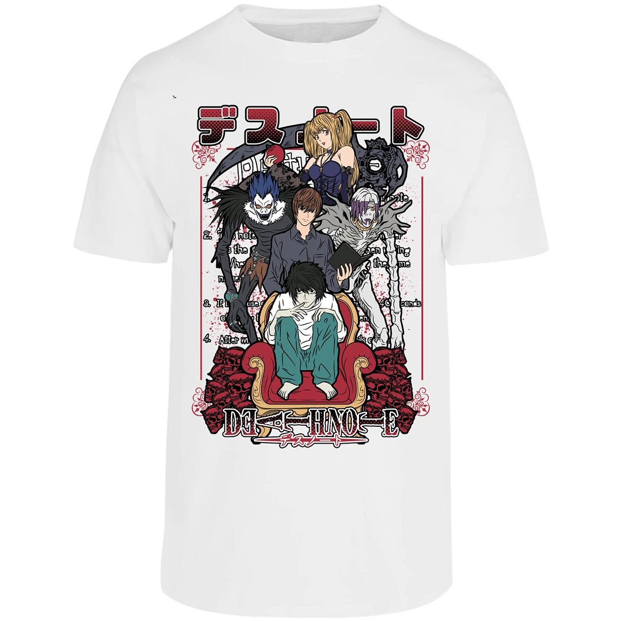 Playera Dragon Ball Death Note Anime para Adulto 6