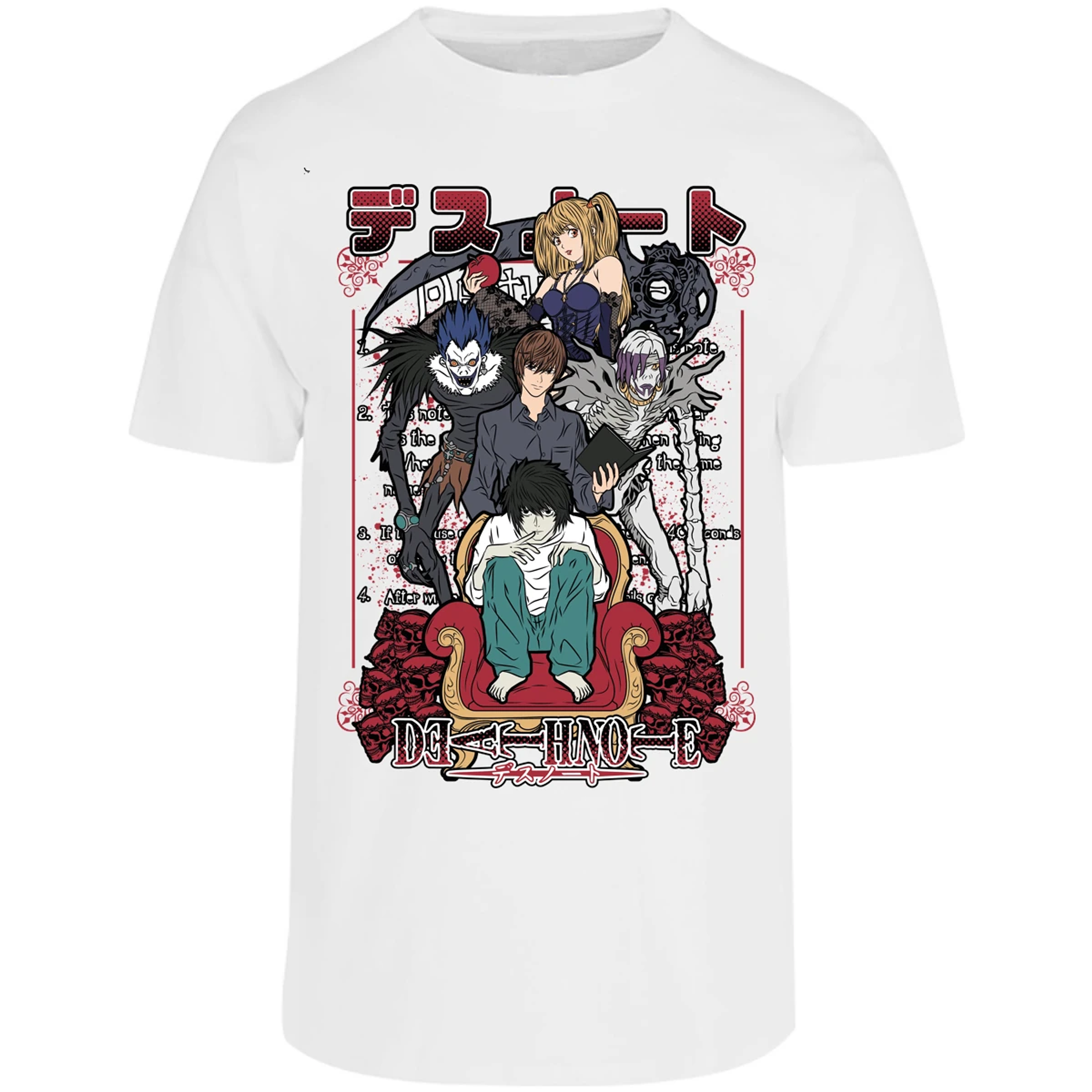 Playera Dragon Ball Death Note Anime para Adulto 6