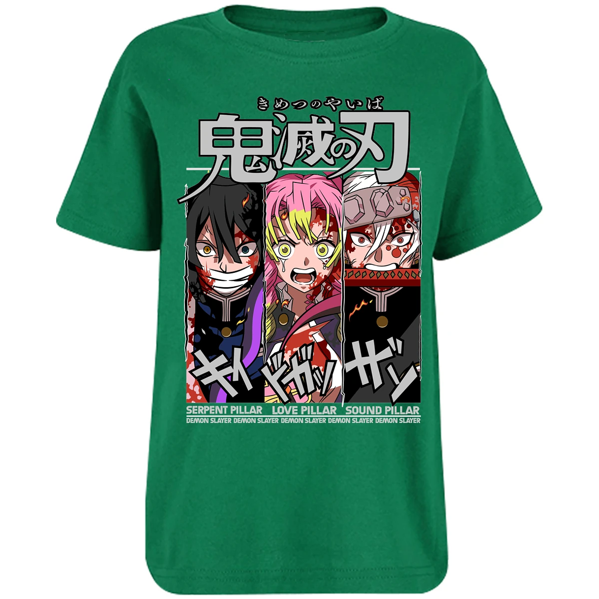 Playera Demon Slayer Iguro Mitsuri Uzui para Niño 17