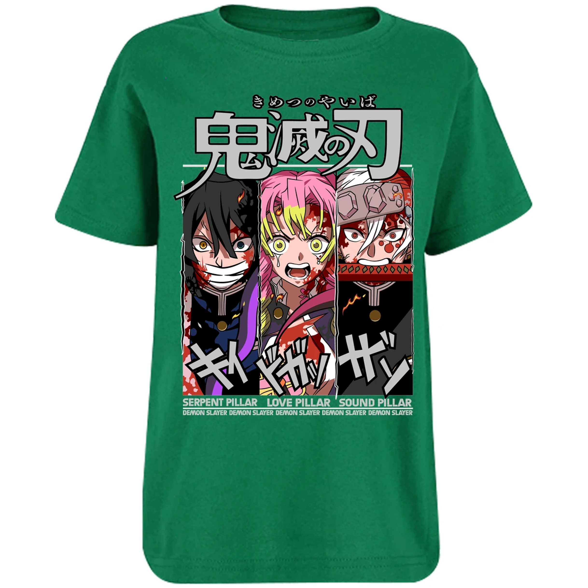 Playera Demon Slayer Iguro Mitsuri Uzui para Niño 17